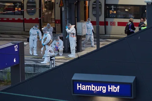 Glavna železniška postaja v Hamburgu, kjer se je zgodil napad