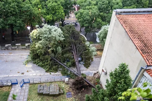Neurje v hrvaški Istri